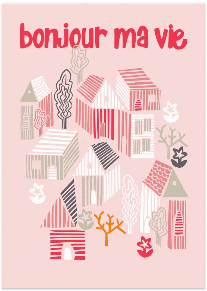 bonjour ma vie; City life collection pearl pink