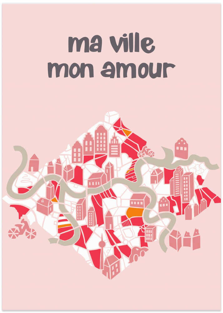 ma ville mon amour; City life collection pearl pink