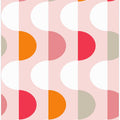 City life facade 2 pearl pink pattern