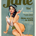 Mary Jane Retro Vintage Pinup Cannabis Art