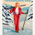 The Bluebird Daily Pinup Ski Art