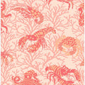Coral and Lobster peachy fuzz pattern