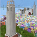 Coit Tower, San Francisco, USA by Artist Carla Daly