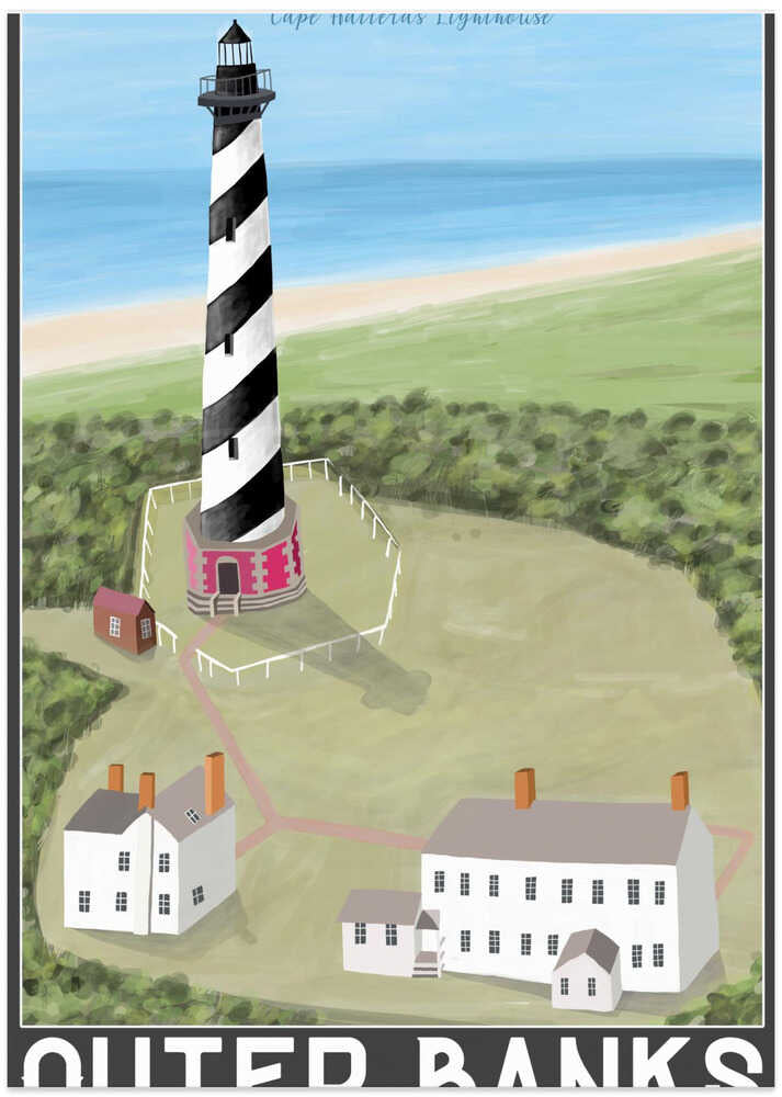 Dalc 197 Outer Banks Hatteras 25x35