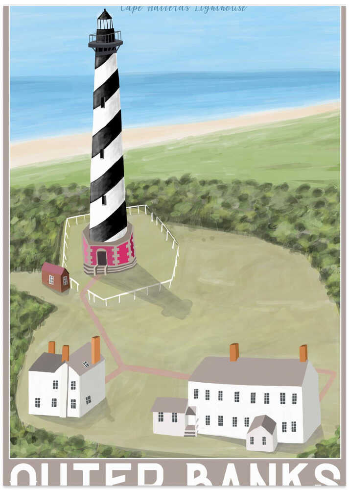 Dalc 197 Outer Banks Hatteras 25x35