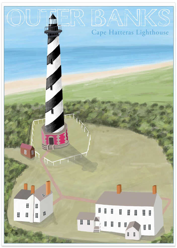 Dalc 197 Outer Banks Hatteras 25x35