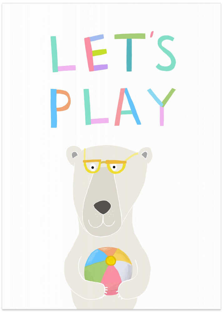 Let's Play with Funny Polar Bear by Illustrator Carla Daly