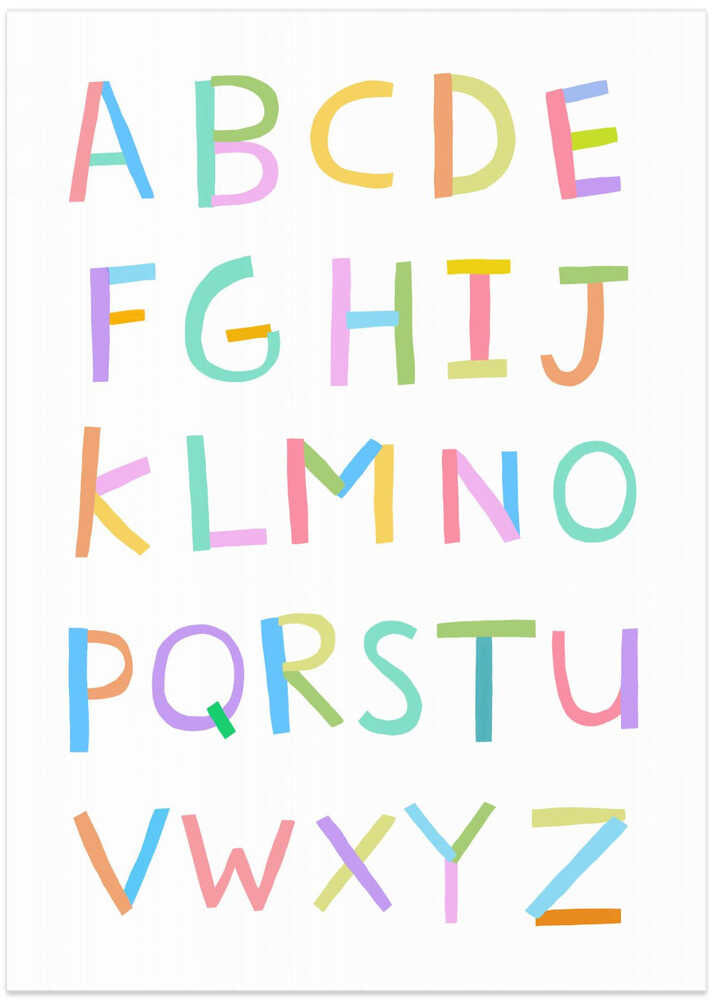 Hand Drawn Alphabet by Artist Carla Daly
