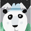 Explore the World with Cute Panda by Artist Carla Daly