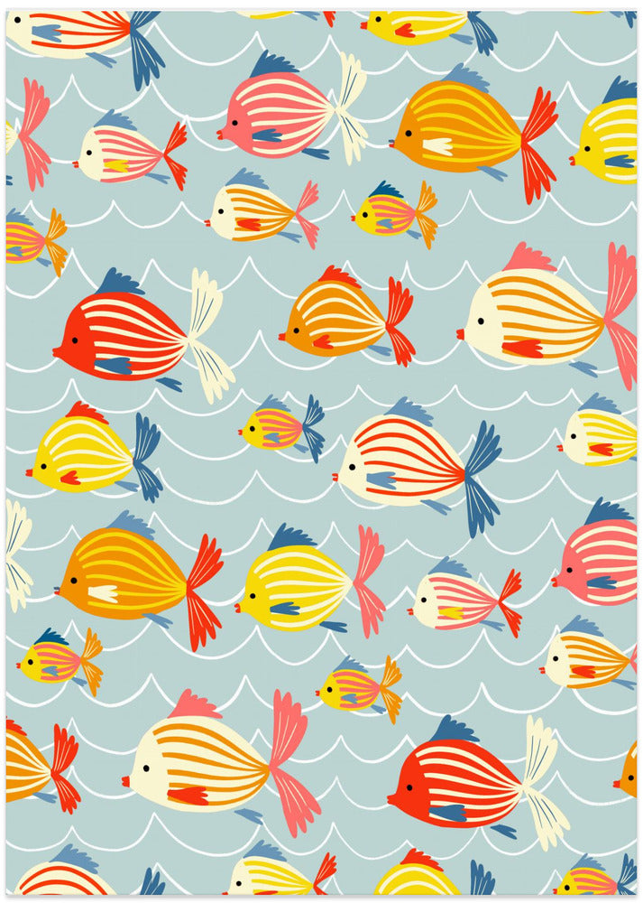Vibrant Stripes Fish