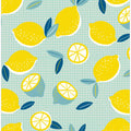 Fresh Lemons Checkered Mint