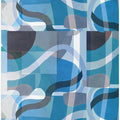 Abstract Blue and Neutral Swervy Shapes 3