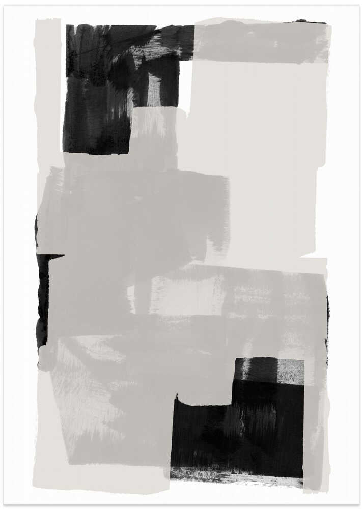 Black and White Abstract Composition No.3