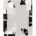Black and White Abstract Composition No.6