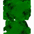 Green and Black Abstract Composition No.2