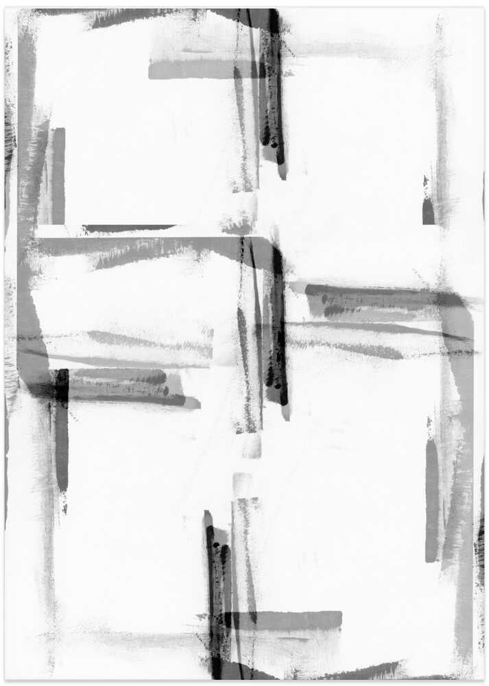 Minimal Black and White Abstract 2