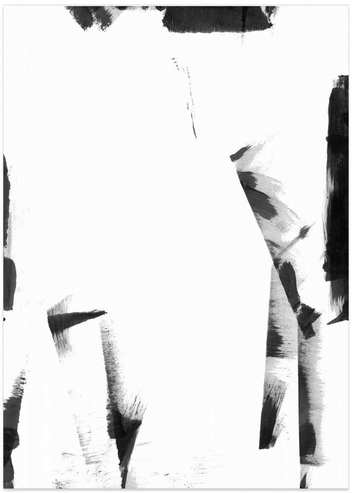 Minimal Black and White Abstract 3
