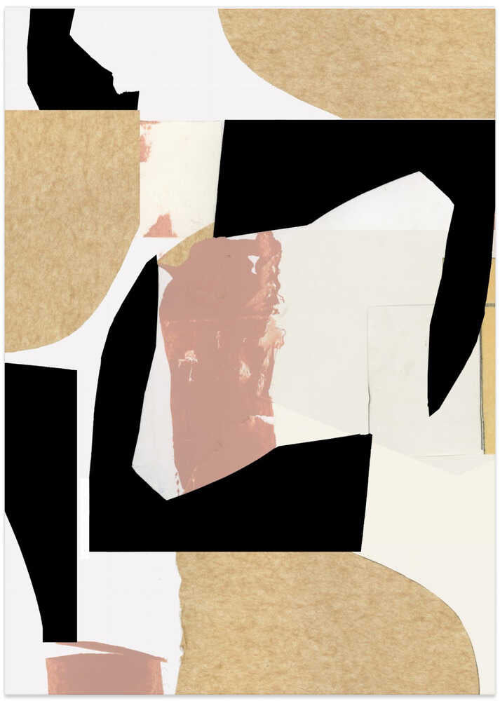 Neutral Abstract Shapes On White 2