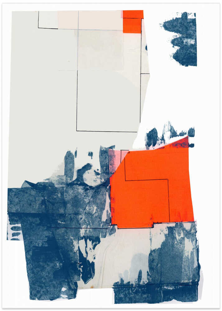 Neutral Abstract Shapes On White 3