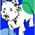 A Very Modern Westie Dots 2