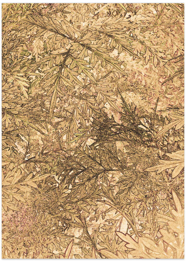 Golden Leaf Tapestry