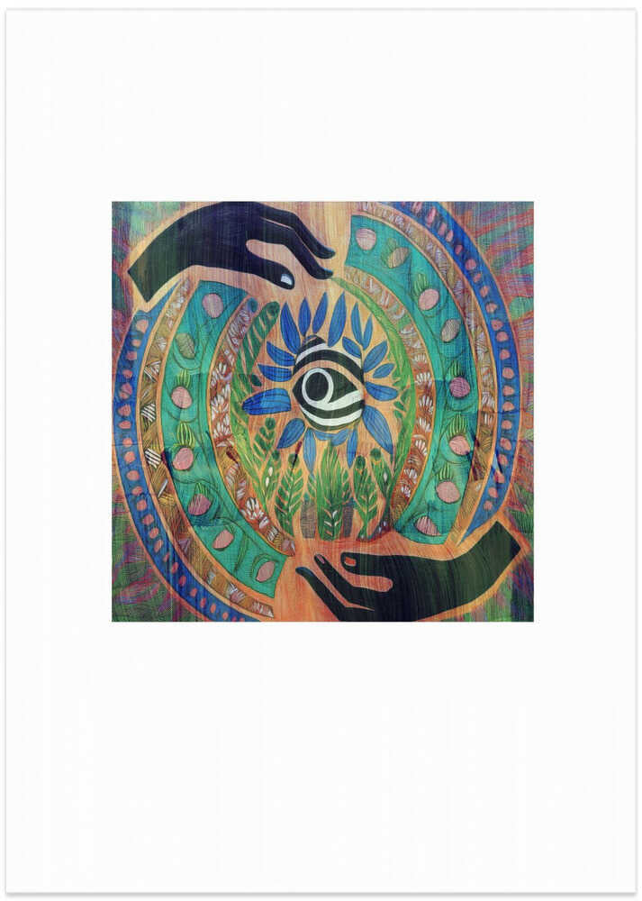 Folk Art Print : Mystic Fortunes 1