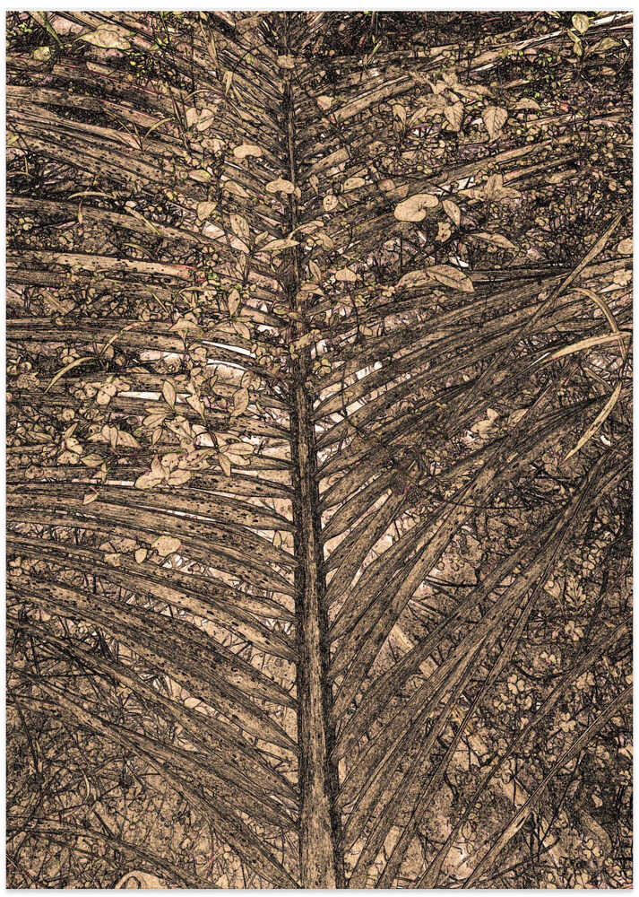 Rustic Leaf Tapestry