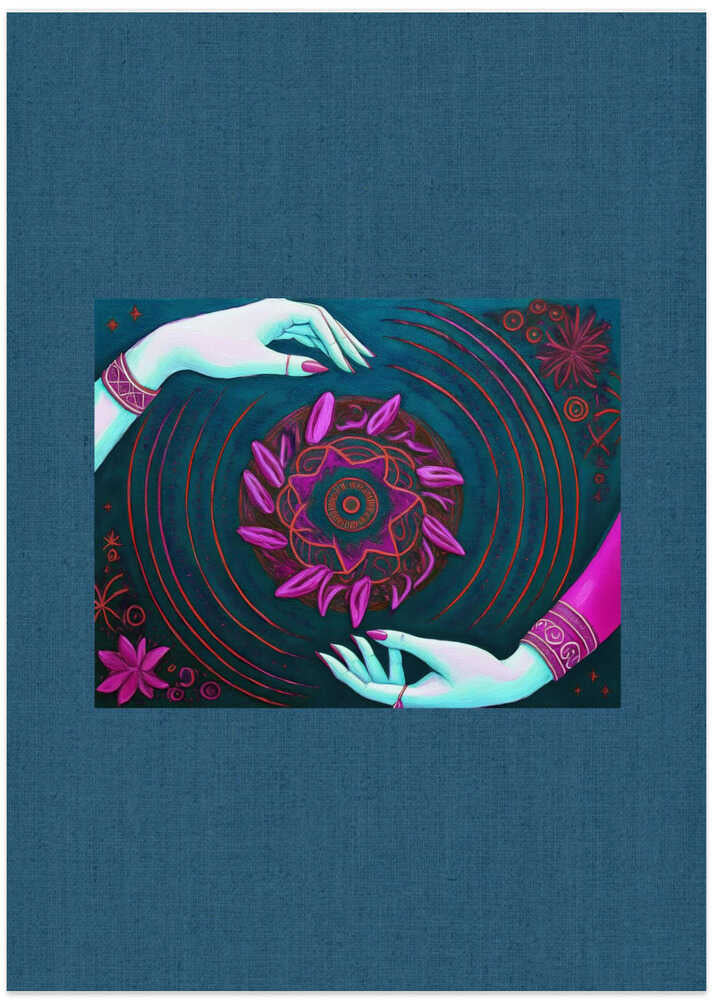 Folk Art Print : Mystic Fortunes 5