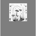 Folk Art: Monochrome Magical Mushrooms Fungi 3