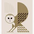 Golden Animals - Barn Owl (White)
