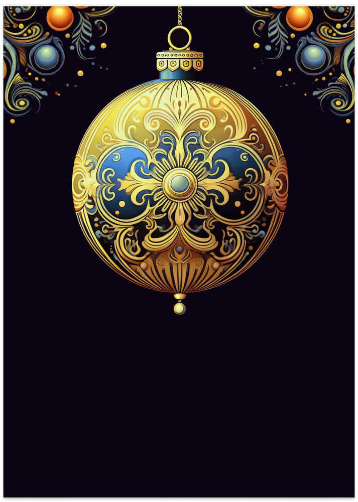 Bows and Baubles: Decorative Christmas Bauble 13