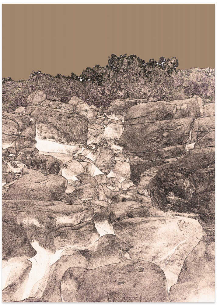 Rocky Terrain Sketch