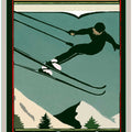 Winter Tourism: Vintage Ski Canada Poster