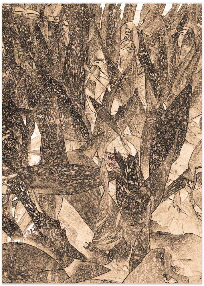 Abstract Foliage Maze