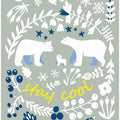 Folk Art stay cool Polar bear