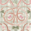 William Morris ribbons and bows pattern