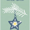 Cheerful twinkle Christmas star mint