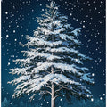 Winter Snowy Pine Tree