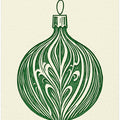 Woodcut Bauble