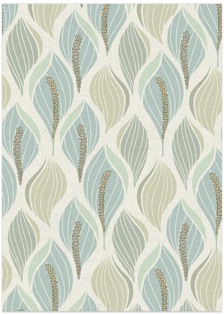 Minimalistic flow Peace lily soft green