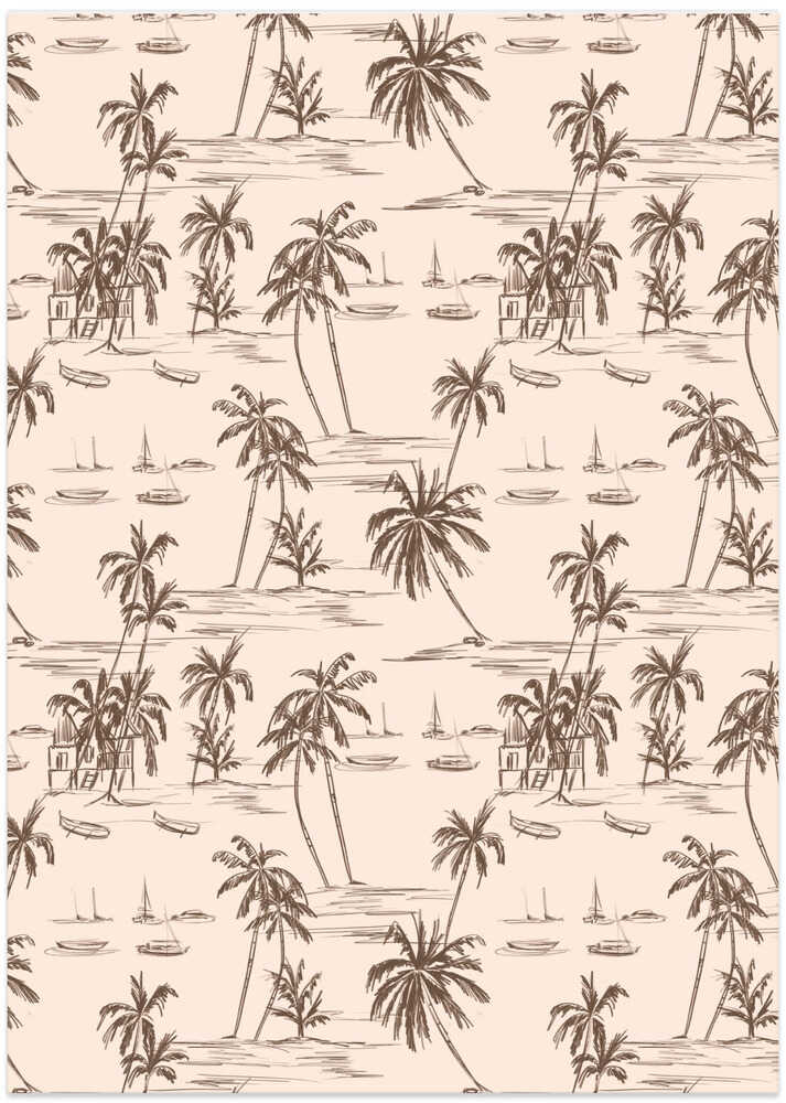 Beige Beach Pattern