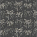 Gray Bows Pattern