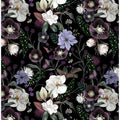 Botanical Dream Purple Pattern