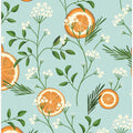 Elderflowers and Oranges Light Blue