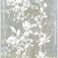 Botanical White Textured Floral 1