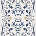 Folk Mirrored - Blue and Beige