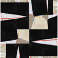 Abstract Black Jigsaw 1