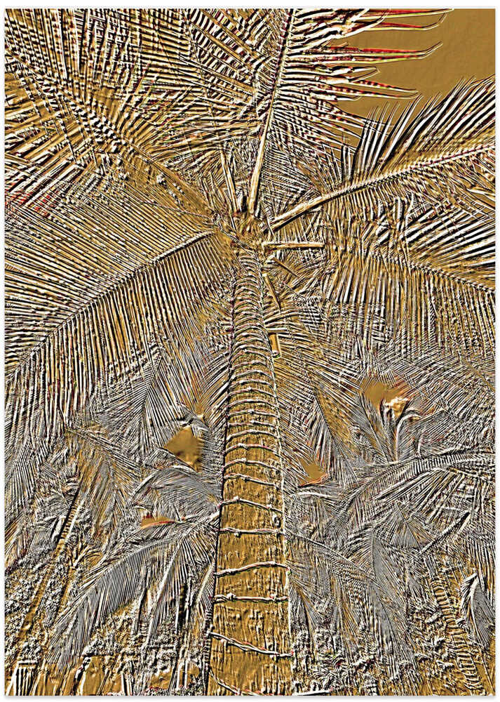Golden Palm Texture