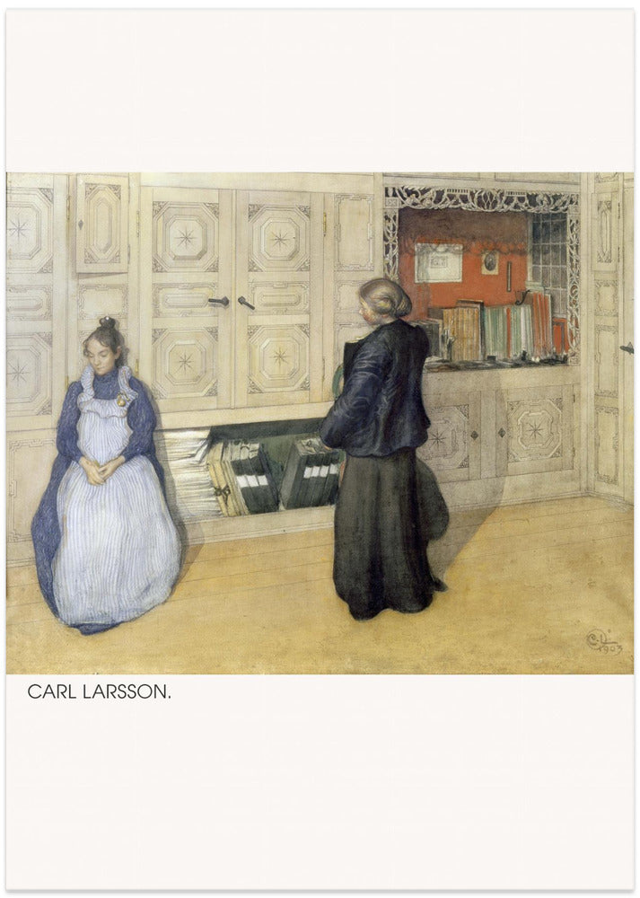 Carl Larsson, Mother and Daughter, 1903, Watercolour 1