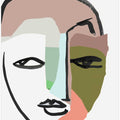 Visage No 1 Art Print